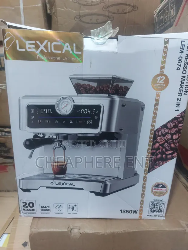 Lexical LEM-0674 Multi-Functional Espresso Maker - 1
