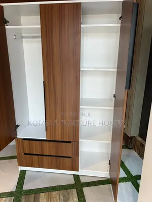2-in-1 Wardrobe with Mirror - Brand New