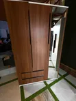 2-in-1 Wardrobe with Mirror - Brand New - 2