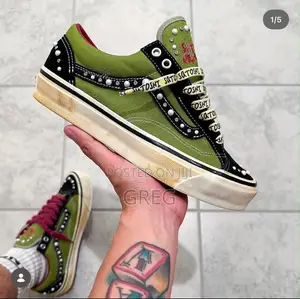 Vans x Satoshi Nakamoto Sneakers (Green)