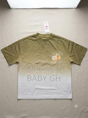 Boys' Two-Tone Cotton T-Shirt - Green