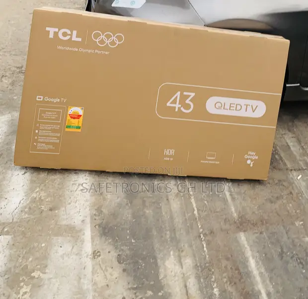 TCL 43 Inch QLED Smart Android TV - 1