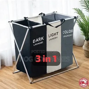 3-in-1 Foldable Laundry Clothes Organizer