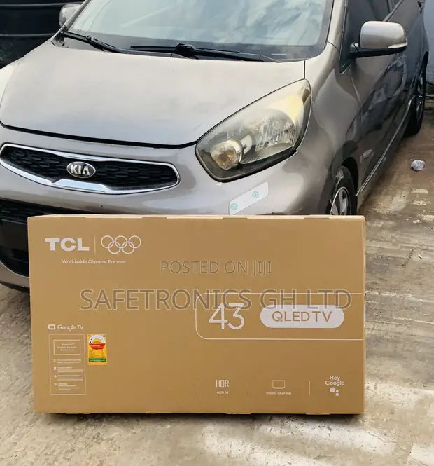 Brand New TCL 43 Inch QLED Android Frameless TV - 1