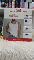Lucky Brand 4-Pack Men's White Ribbed Cotton Underwear - Medium - 3