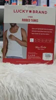 Lucky Brand 4-Pack Men's White Ribbed Cotton Underwear - Medium - 4