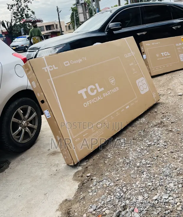 Unique TCL 65” QLED Smart Google Android TV (Black) - 1