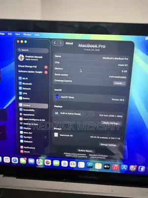Apple MacBook Pro 2020 (M1 Pro, 8GB RAM, 256GB SSD)