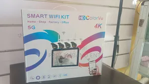4 Channel Smart Wireless WIFI CCTV Kit with 10/12" Monitor - HD ColorVu