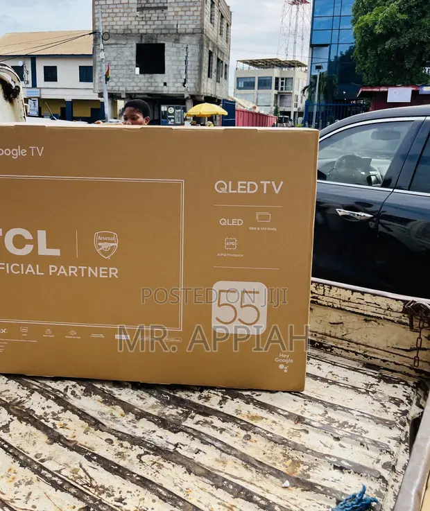 TCL 55" QLED Smart Google Android TV - 1