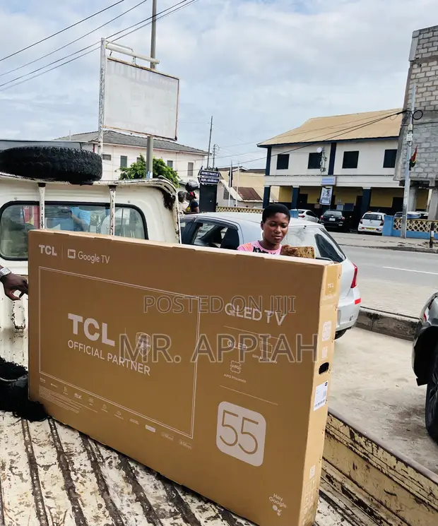 Adorable TCL 55” QLED Smart Android Google TV - 1