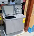 Classic Grey Nasco 11kg Top Load Twin Tub Washing Machine - 1