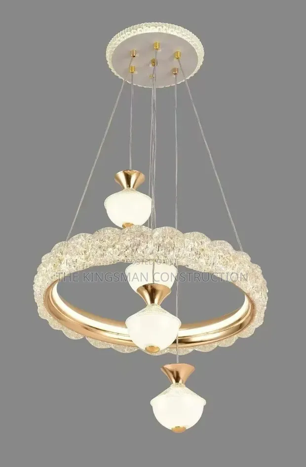 Contemporary Elegance Arc LED Pendant Light - 1