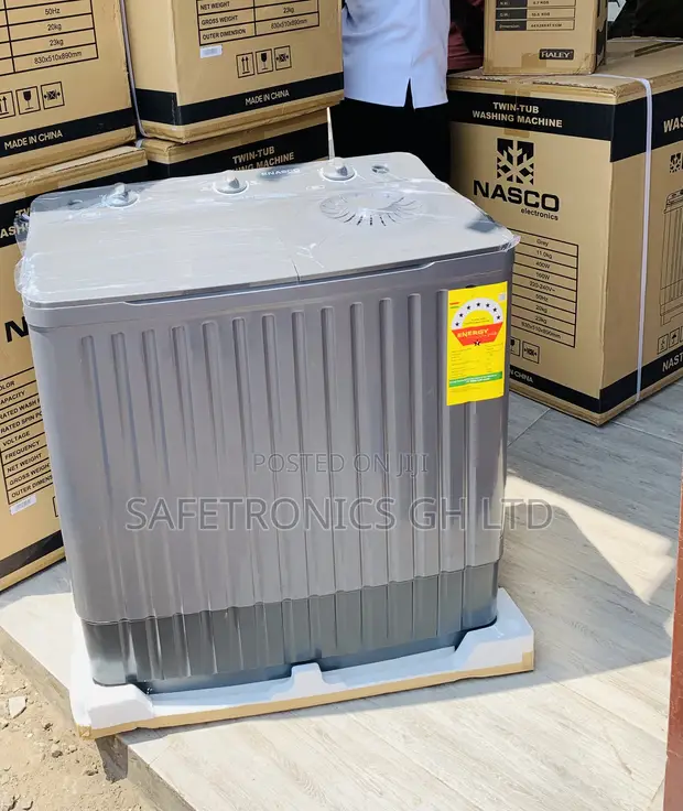 Nasco 11kg Twin Tub Semi-Automatic Washing Machine - 1