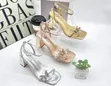 Butterfly Block Heel Shoes - 4