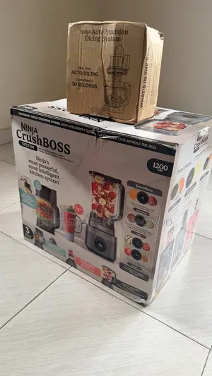 New Ninja CrushBOSSTM 3-in-1 Blender, Tumbler Processor + Dicing Kit