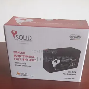 Solid Battery 12V 7Ah UPS Battery