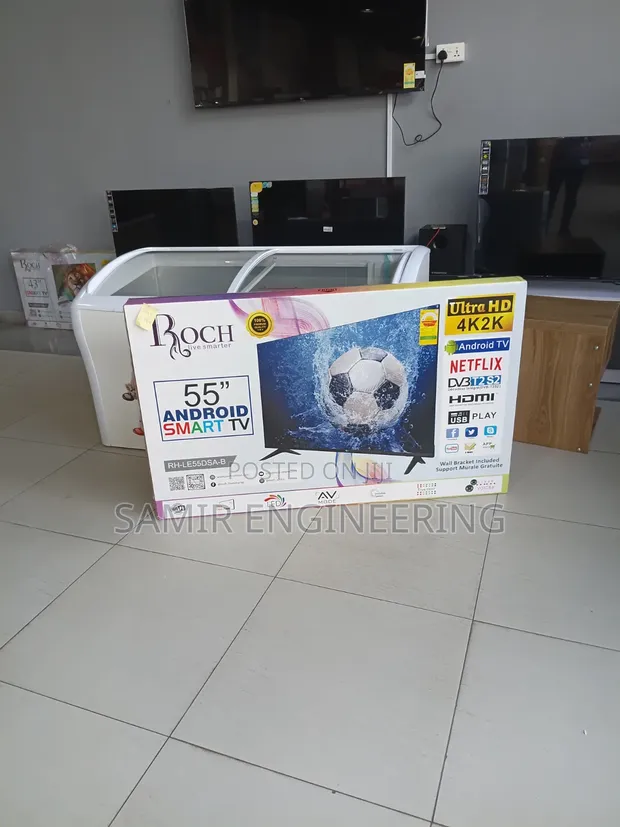 Roch 55" 4K Smart Android TV (RH-LES55DSA-B) - 1