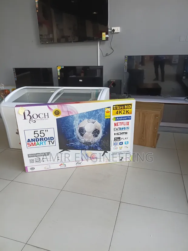 Roch RH-LE55DSA-B | 55-Inch Frameless Smart Android TV - 1