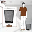 Mesh Trash Can - Black Wire Wastebasket 9L / 12L - 3