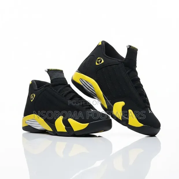Air Jordan 14 Thunder Yellow - Unisex Sneakers - 1