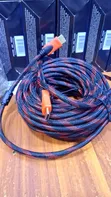 Red Breaded HDMI Cable 20m - 1