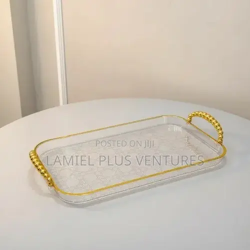 Classic Transparent Serving Tray (1pc) - 1