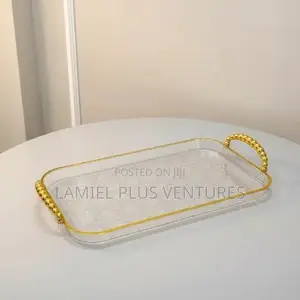 Classic Transparent Serving Tray (1pc)