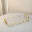 Classic Transparent Serving Tray (1pc) - 1