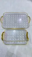 Classic Transparent Serving Tray (1pc) - 2