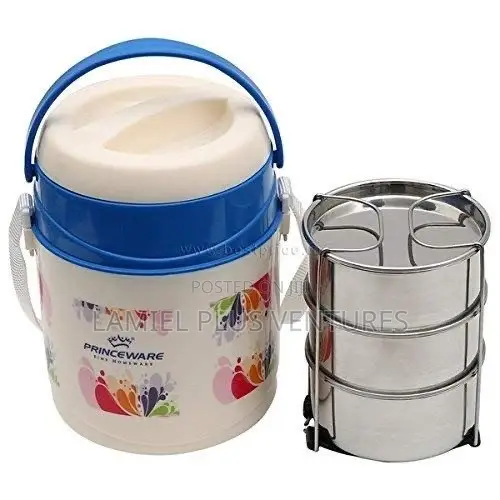 Insulated Lunch Bowl/Box with 3 Grids - 1