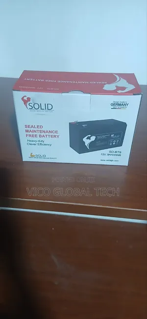 Solid Battery 12V 9Ah/20HR