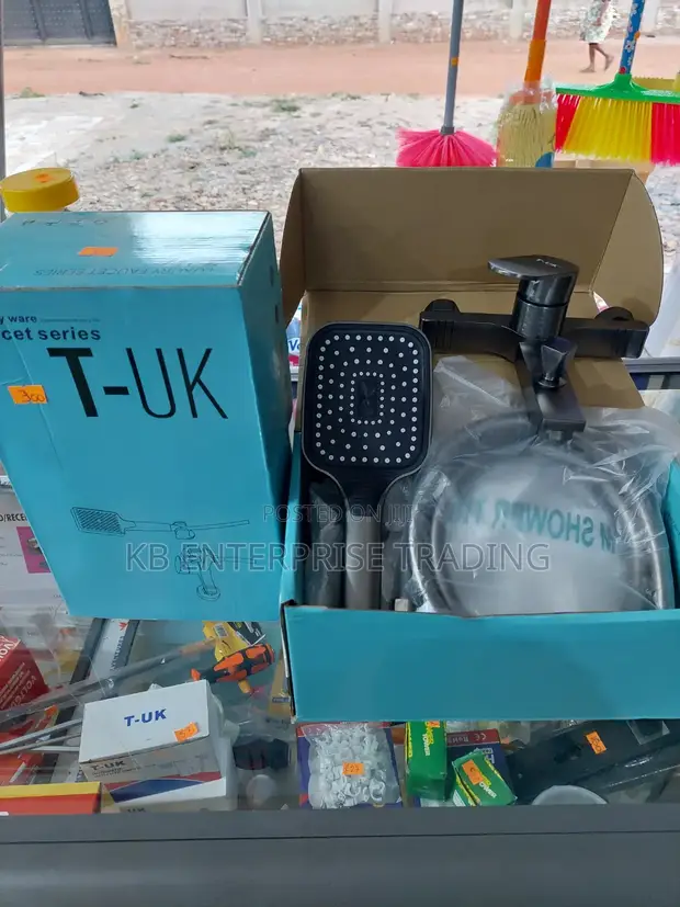 T-UK F-2 Grey Luxury Shower Mixer Set - 1