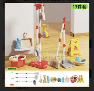 Kids Pretend Cleaning Set - 16 Pieces