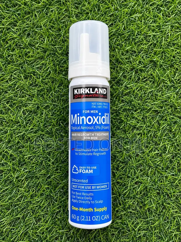 Kirkland Signature Minoxidil 5% Foam for Beard and Hair Regrowth - 1