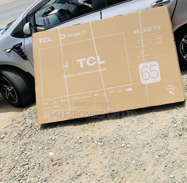 65 Inch TCL UHD Android Frameless Smart TV - 1
