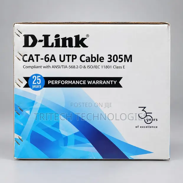 D-Link Cat-6a UTP Cable (305 Meters) - 1