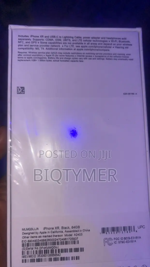 New Apple iPhone XR 64GB Black - 1