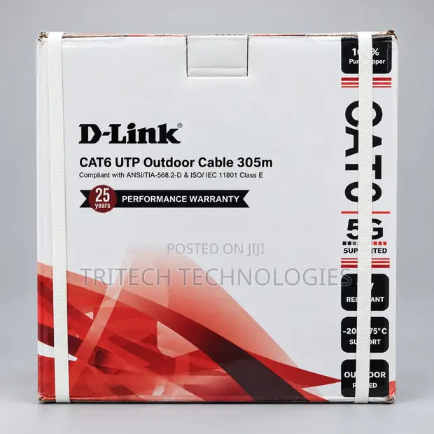 D-Link CAT6 UTP Outdoor Cable 305m - 1