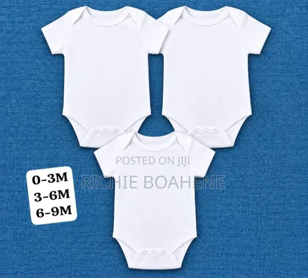 Baby 3 Short Sleeves Sleepsuit - 1