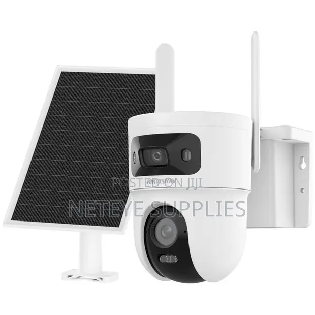 Hikvision 4+4MP 24/7 Solar 4G Dual-Lens PT Camera - 1