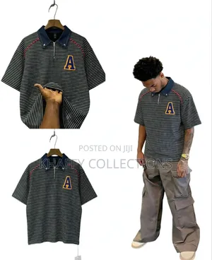 Men's Oversized Polo Shirt - Mint Green