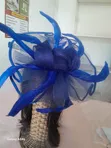 Blue Fascinator Hat - Classic Design - 1
