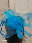 Blue Fascinator Hat - Classic Design - 5
