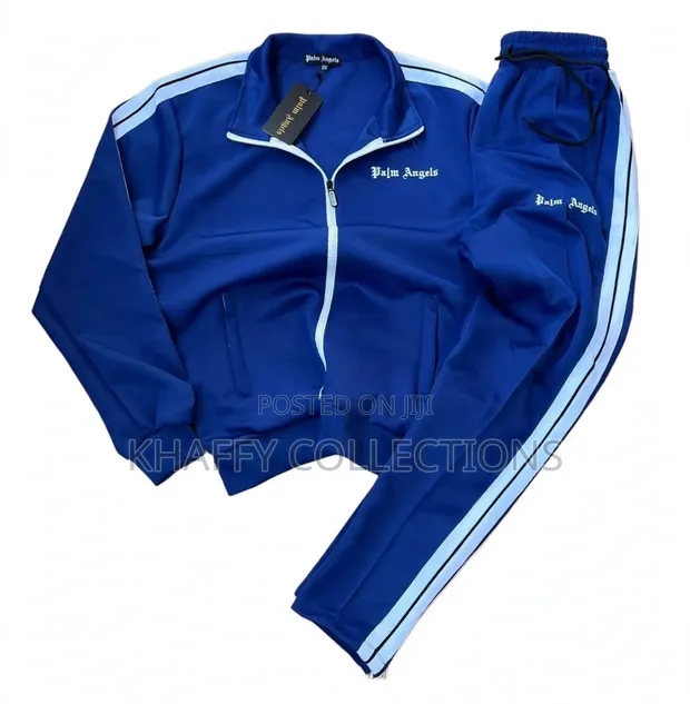 Original Quality Palm Angels Tracksuit - Blue - 1