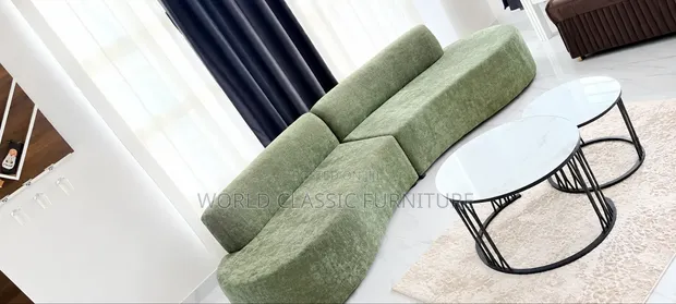 Luxury Modern Green Modular Sectional Sofa - 1