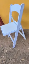 Royal Comfort White Fordable Chairs - 1