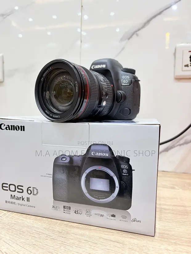 Canon EOS 6D Mark II DSLR Camera with 24-105mm Lens - 1