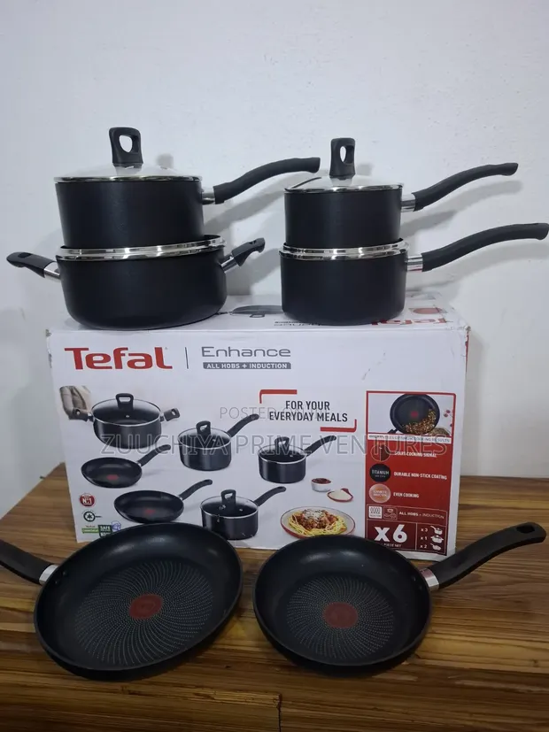 Tefal Enhance Induction Non-Stick 6-Piece Cookware Set - 1