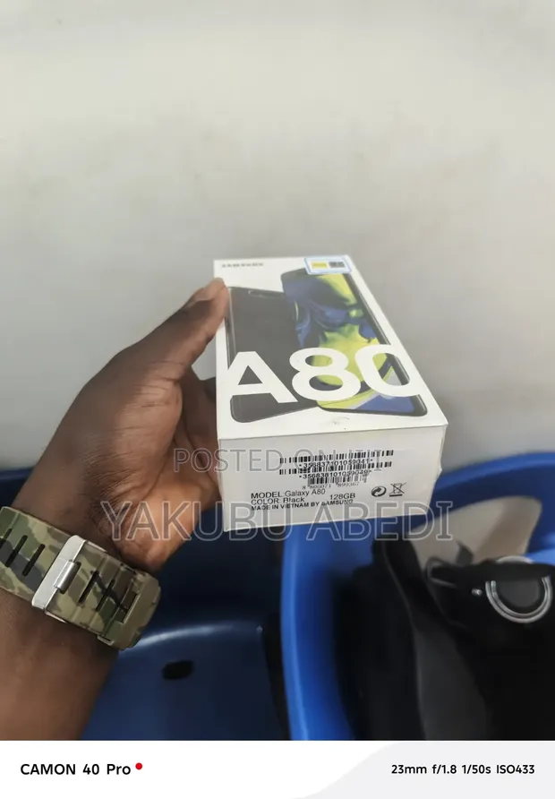 New Samsung Galaxy A80 128GB Black - 1